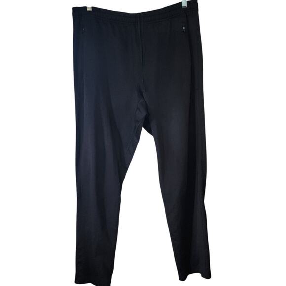 Nike Men's Black Sweatpants Joggers Zippered Ankles Workout Activewear Pants XL - Picture 1 of 6